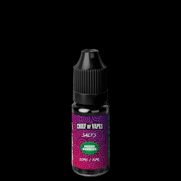 MIXED BERRY NICOTINE SALT E-LIQUID BY CHIEF OF VAP...