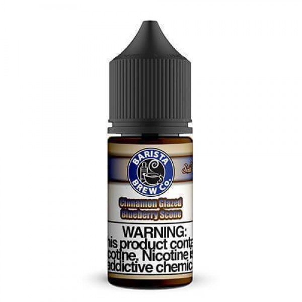 CINNAMON GLAZED BLUEBERRY SCONE NICOTINE SALT E-LIQUID BY BARISTA BREW CO.