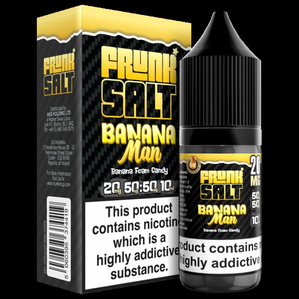 BANANA MAN NICOTINE SALT BY FRUNK SALT 10ML 50VG