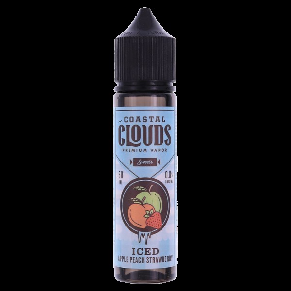 ICED APPLE PEACH STRAWBERRY E LIQUID BY COASTAL CL...