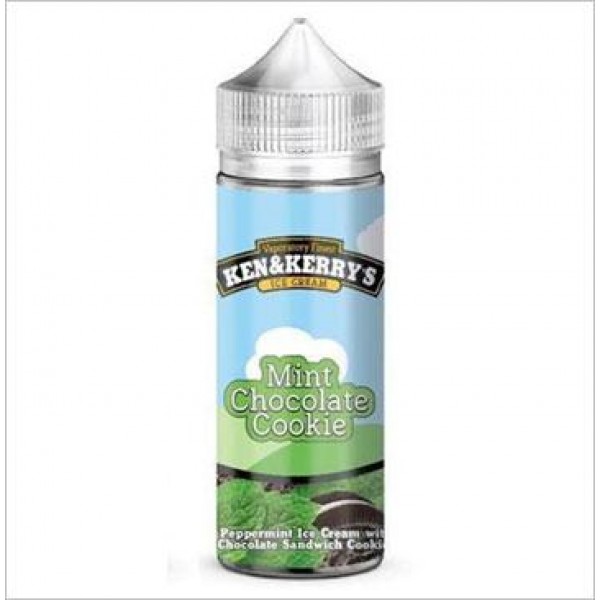 CHOCOLATE MINT COOKIES E LIQUID BY KEN & KERRYS 100ML 60VG