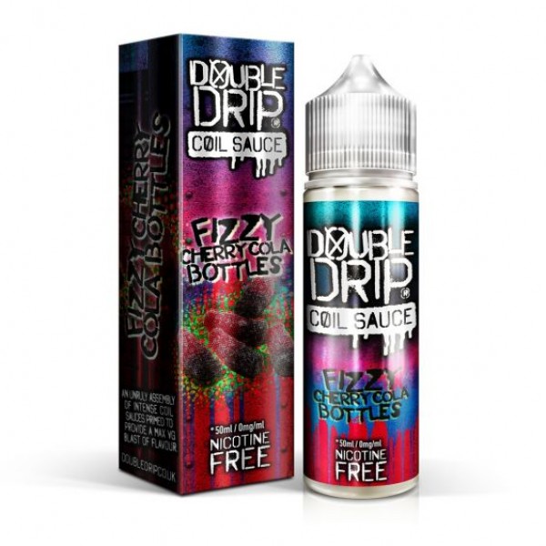 FIZZY CHERREY COLA BOTTLES E LIQUID BY DOUBLE DRIP 50ML 80VG