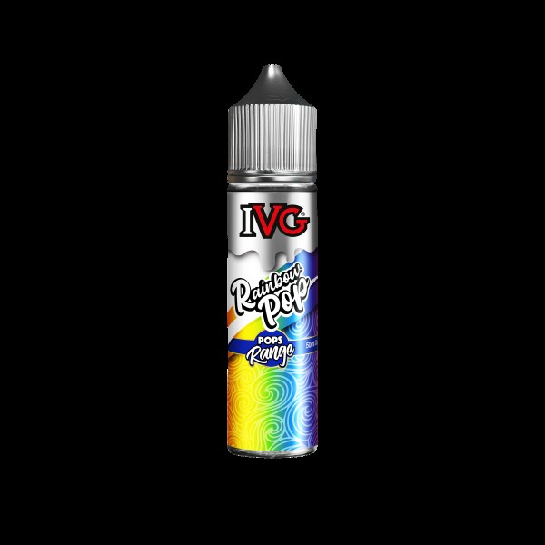 RAINBOW LOLLIPOP E LIQUID BY I VG POPS RANGE 50ML ...