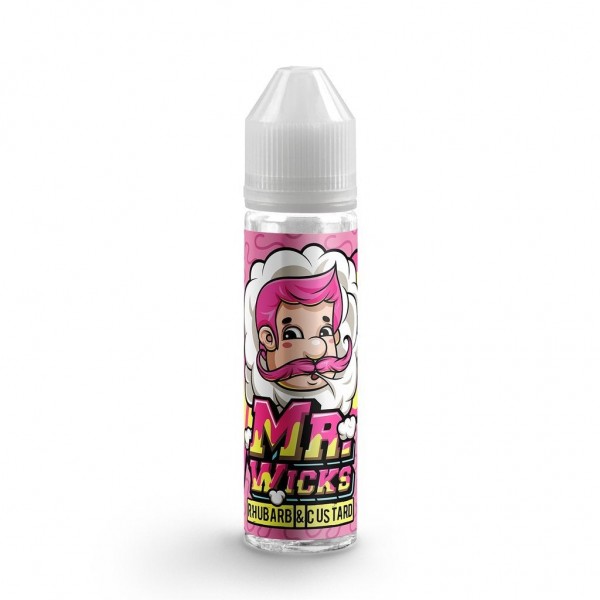 RHUBARB & CUSTARD E LIQUID BY MR WICKS 50ML 70...