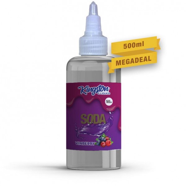 VINBERRY FIZZ E LIQUID KINGSTON SODA 500ML 70VG