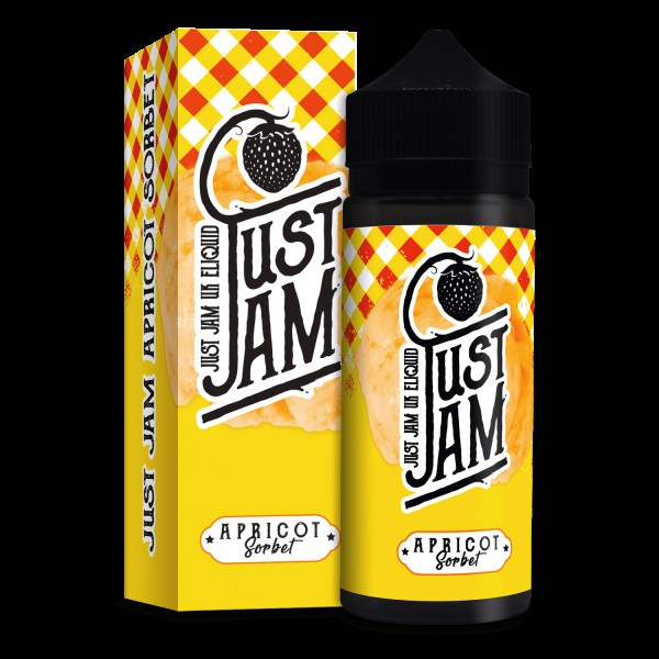 APRICOT SORBET  E LIQUID BY JUST JAM 100ML 80VG