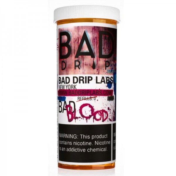 BAD BLOOD E LIQUID BY BAD DRIP 50ML 80VG
