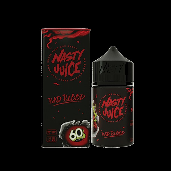 BAD BLOOD E LIQUID BY NASTY JUICE - 50ML SHORTFILL...