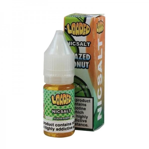 GLAZED DONUT NICOTINE SALT E-LIQUID BY LOADED NICS...