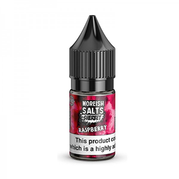 RASPBERRY SHERBET NICOTINE SALT E-LIQUID BY MOREIS...