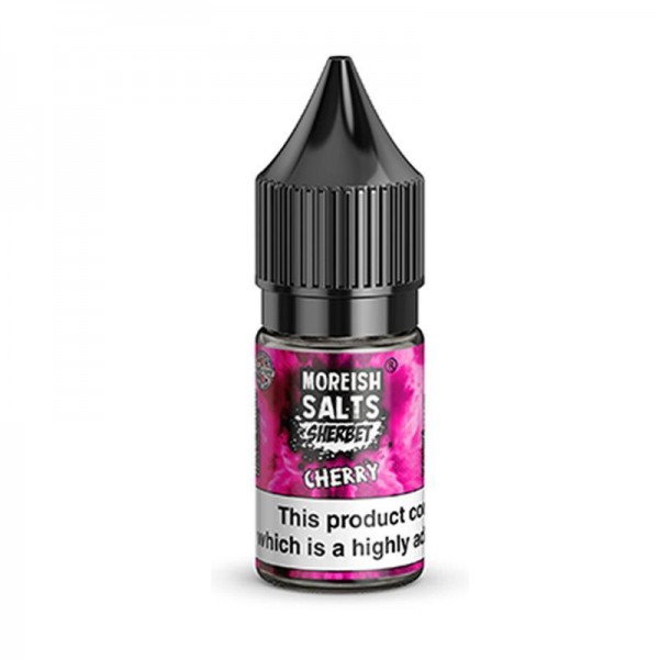 CHERRY SHERBET NICOTINE SALT E-LIQUID BY MOREISH S...