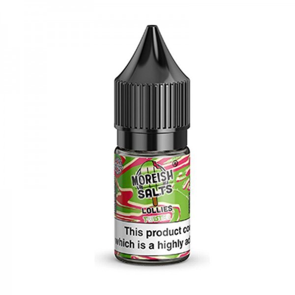 TWISTER LOLLIES NICOTINE SALT E-LIQUID BY MOREISH ...