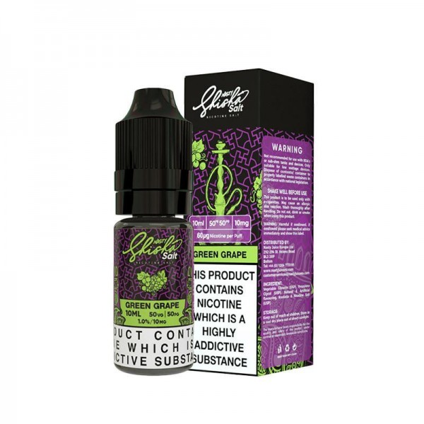 GREEN GRAPE NICOTINE SALT E-LIQUID BY NASTY SHISHA...