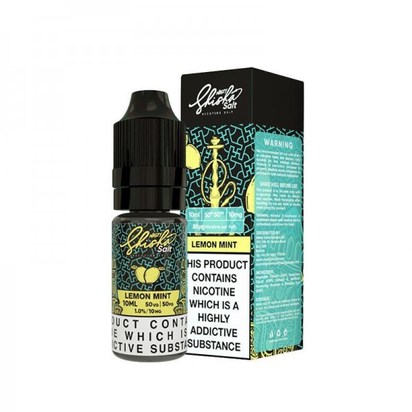 LEMON MINT NICOTINE SALT E-LIQUID BY NASTY SHISHA ...