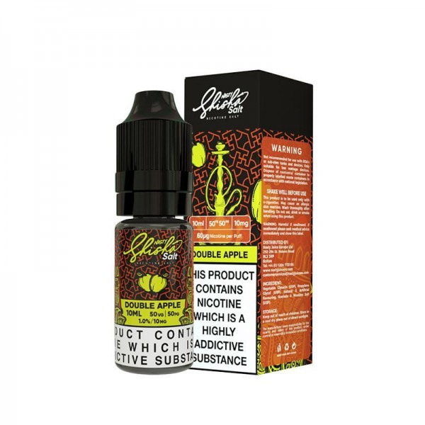 DOUBLE APPLE NICOTINE SALT E-LIQUID BY NASTY SHISHA SALT