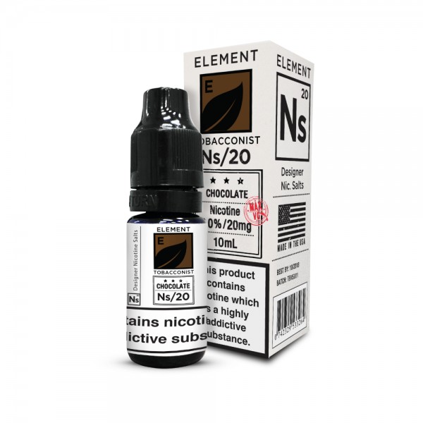 CHOCOLATE TOBACCO NICOTINE SALT E-LIQUID BY NS20 -...