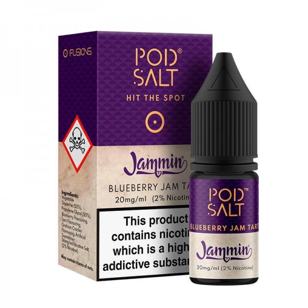 BLUEBERRY JAM TART NICOTINE SALT E-LIQUID BY POD S...