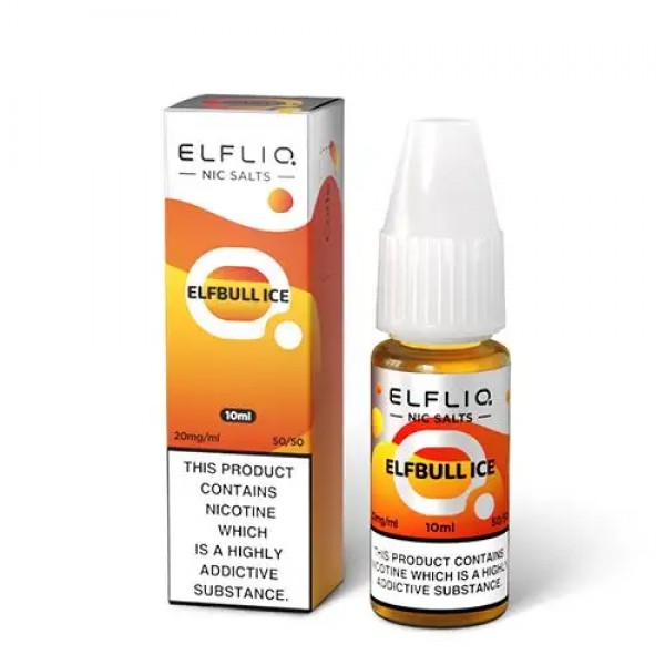 ELFBULL ICE NICOTINE SALT E-LIQUID BY ELFLIQ - ELFBAR