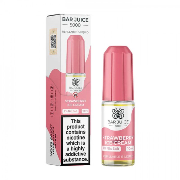 STRAWBERRY ICECREAM NICOTINE SALT E-LIQUID BY BAR ...