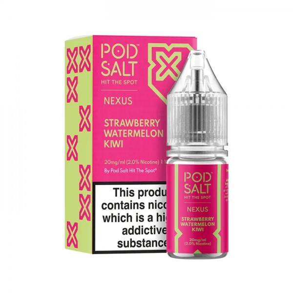 STRAWBERRY WATERMELON KIWI NICOTINE SALT E-LIQUID ...