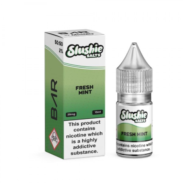 FRESH MINT NICOTINE BAR SALT E LIQUID BAR BY SLUSH...