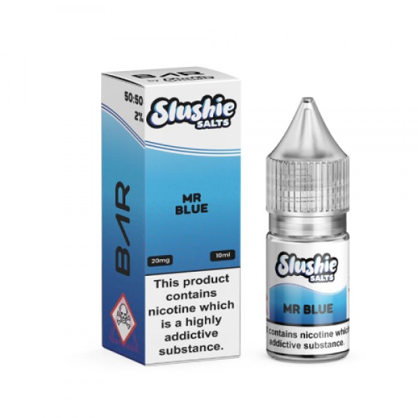 MR BLUE NICOTINE BAR SALT E LIQUID BAR BY SLUSHIE ...