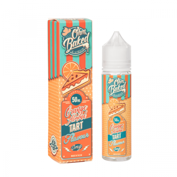 ORANGE ALMOND TART E LIQUID BY OHM BAKED 50ML 70VG