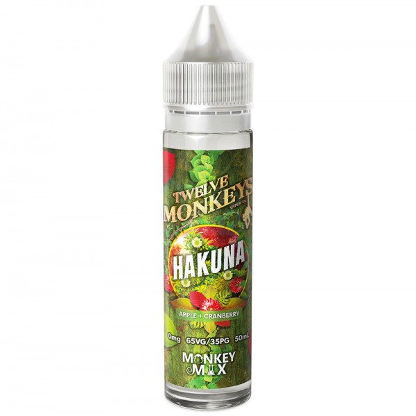 HAKUNA E LIQUID BY TWELVE  MONKEYS 50ML 65VG