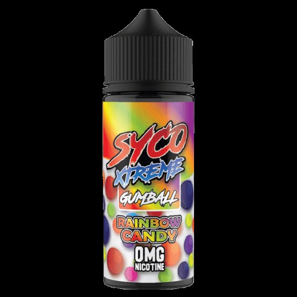 RAINBOW CANDY E LIQUID BY SYCO XTREME GUMBALL 100M...