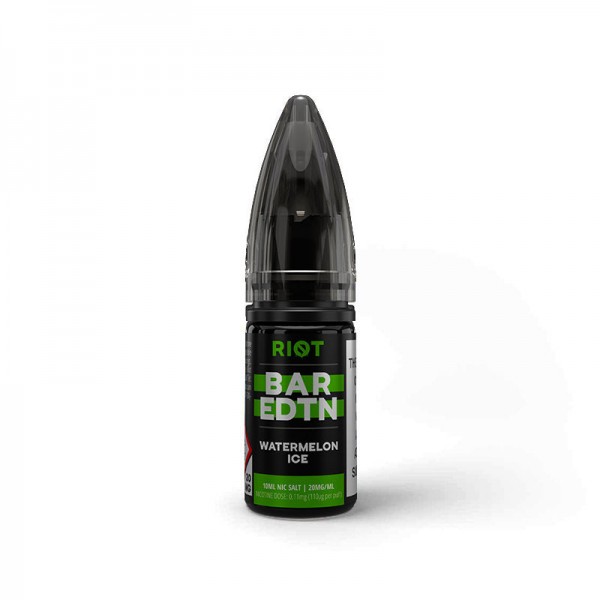 WATERMELON ICE RIOT BAR EDTN NICOTINE SALT E-LIQUID BY RIOT SQUAD