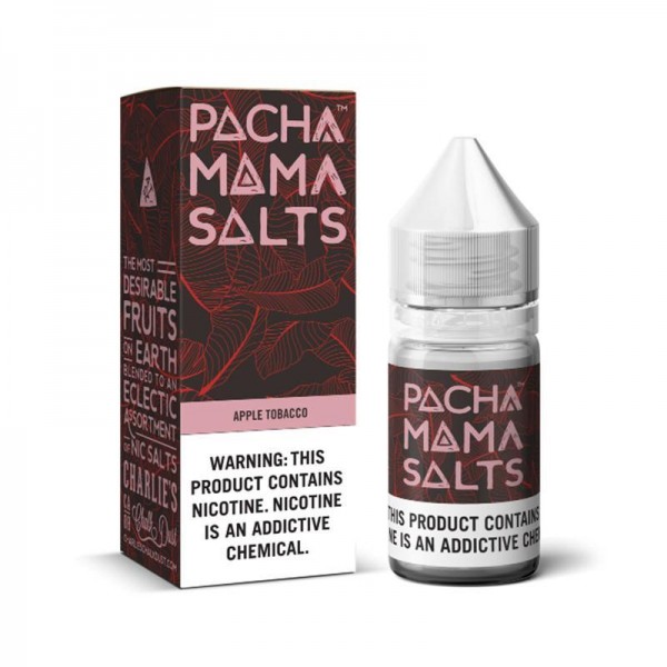 APPLE TOBACCO NICOTINE SALT E-LIQUID BY PACHA MAMA...