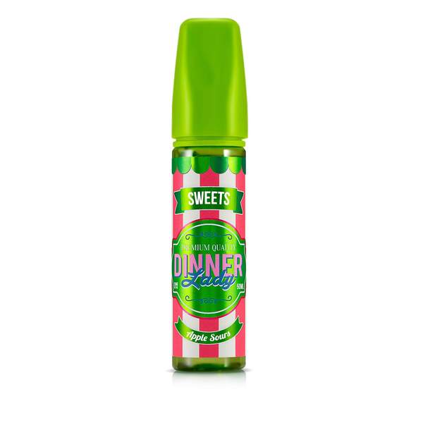 APPLE SOURS E LIQUID BY DINNER LADY - SWEETS 50ML ...