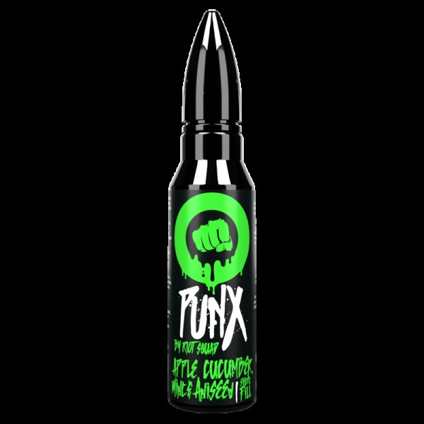 APPLE CUCUMBER MINT & ANISEED E LIQUID BY PUNX BY RIOT SQUAD 50ML 70VG