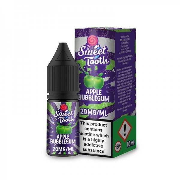 APPLE BUBBLEGUM NICOTINE SALT E-LIQUID BY SWEET TOOTH