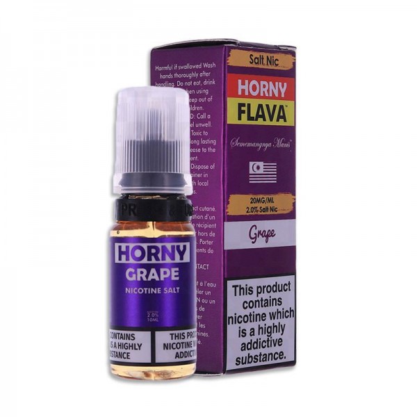 GRAPE NICOTINE SALT E-LIQUID BY Horny Flava Nic Sa...