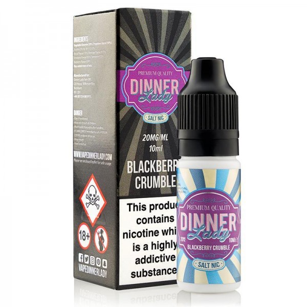 BLACKBERRY CRUMBLE NICOTINE SALT E-LIQUID BY DINNE...