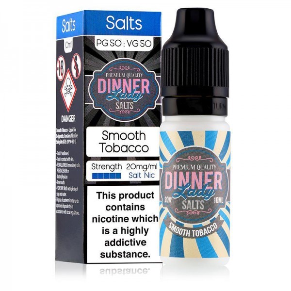 SMOOTH TOBACCO NICOTINE SALT E-LIQUID BY DINNER LADY SALTS