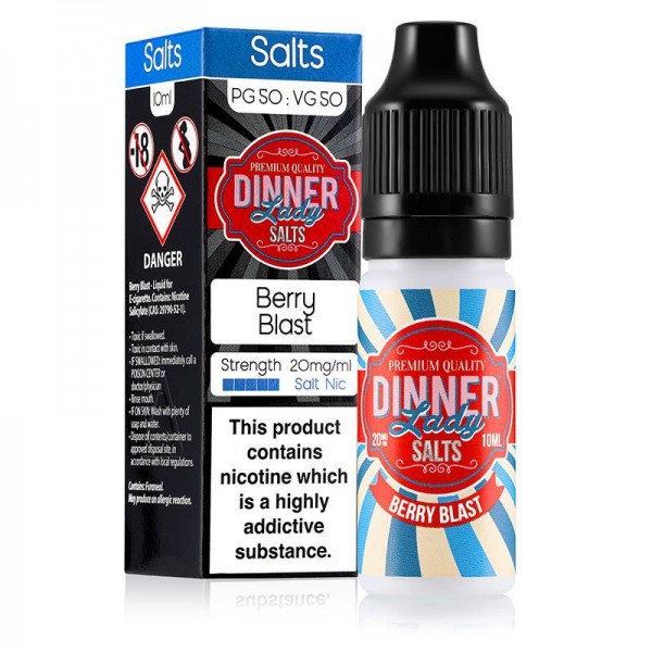 BERRY BLAST NICOTINE SALT E-LIQUID BY DINNER LADY ...