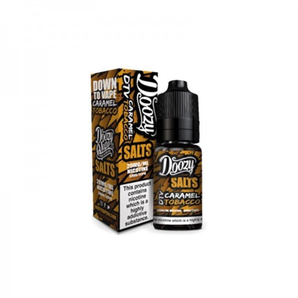 CARAMEL TOBACCO NICOTINE SALT E-LIQUID BY DOOZY SA...