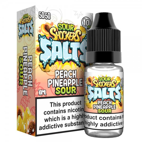 PEACH PINEAPPLE SOURS NICOTINE SALT E-LIQUID BY SO...