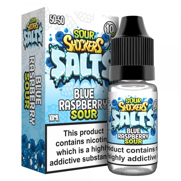 BLUE RASPBERRY SOURS NICOTINE SALT E-LIQUID BY SOUR SHOCKERS