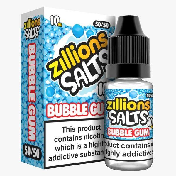 BUBBLE GUM ZILLIONS NICOTINE SALT E-LIQUID BY ZILLIONS SALTS