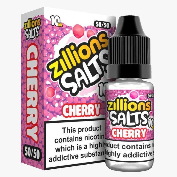 CHERRY ZILLIONS NICOTINE SALT E-LIQUID BY ZILLIONS...