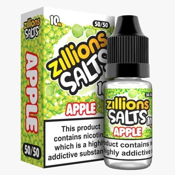 APPLE ZILLIONS NICOTINE SALT E-LIQUID BY ZILLIONS SALTS