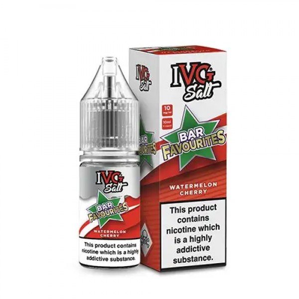 WATERMELON CHERRY NICOTINE SALT E-LIQUID BY IVG SA...