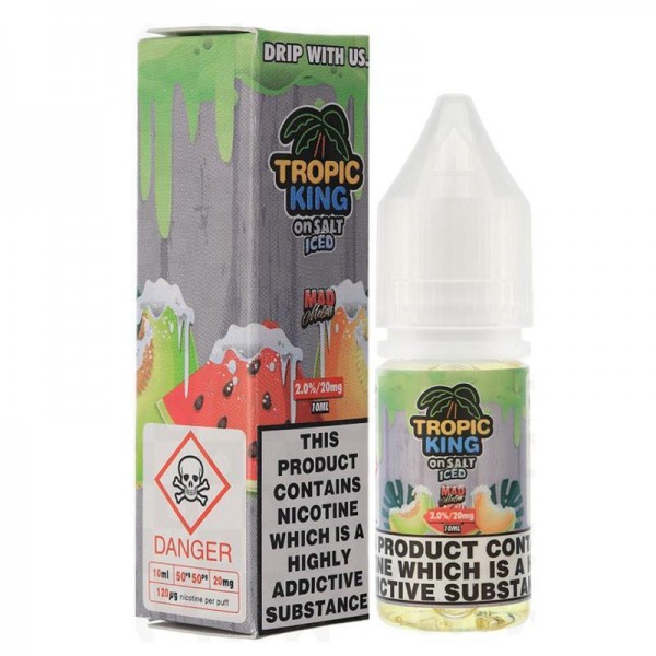 MAD MELON ICED NICOTINE SALT E-LIQUID BY TROPIC KI...