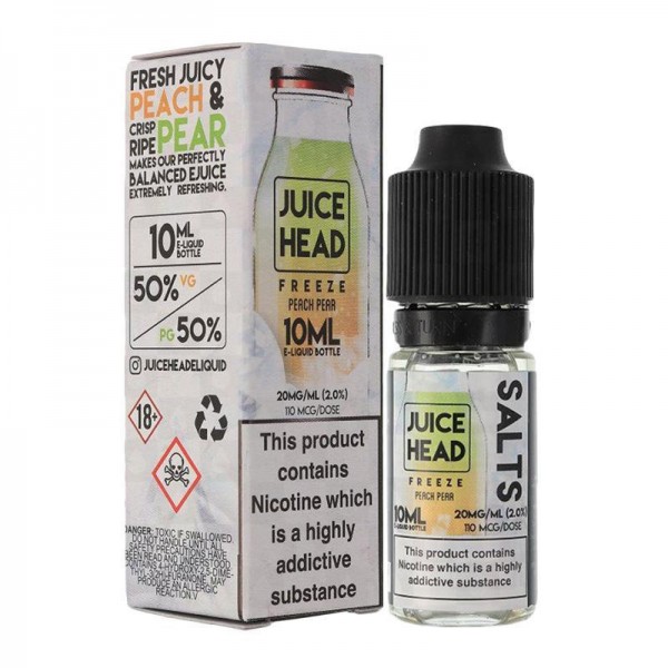 PEACH PEAR FREEZE NICOTINE SALT E-LIQUID BY JUICE ...