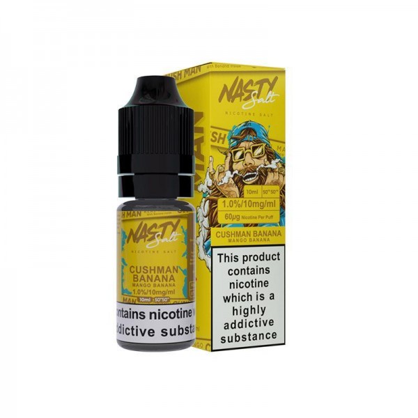 CUSHMAN BANANA NICOTINE SALT E-LIQUID BY NASTY SAL...