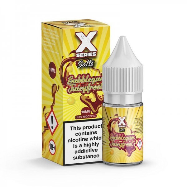 BUBBLEGUM JUICYFROOT NICOTINE SALT E-LIQUID BY X S...