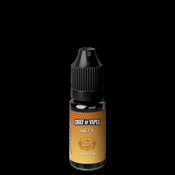 CREAMY TOBACCO NICOTINE SALT E-LIQUID BY CHIEF OF ...